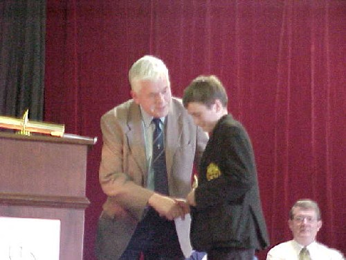 Sports Day Prizegiving 2002