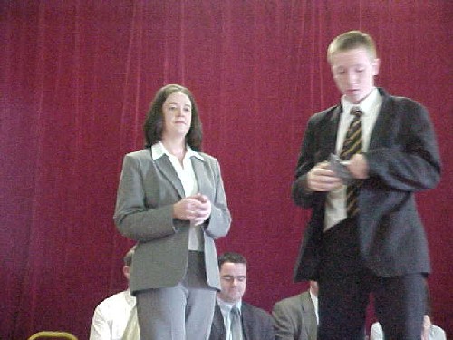 Sports Day Prizegiving 2002