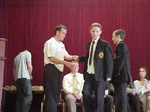 Sports Day Prizegiving 2002