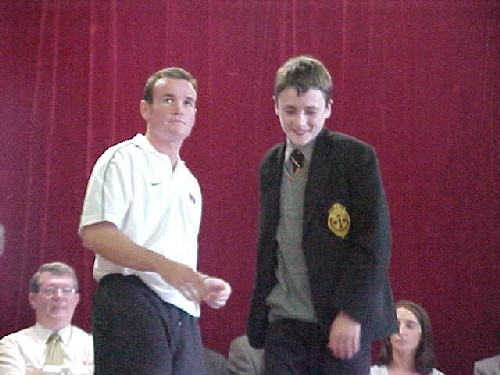 Sports Day Prizegiving 2002