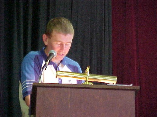 Sports Day Prizegiving 2002