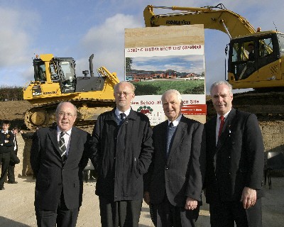 New School - Official Cutting Of Sod