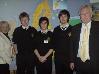 Jane Morrice (Chair), Niall, Christopher, Daniel and Maurice Maxwell (European Commission NI)
