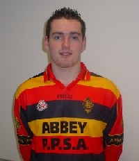 Pictured is Kevin McKernan All Star Football winner 2004/05.