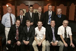 Abbey Past Pupils Sports Association September 2005 Abbey Students with Kevin Moran, Aidan O'Rourke & Headmaster Dermot McGovern