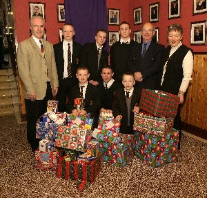 Pictured are a group of students from the Abbey Grammar School, Newry.