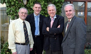 Abbey Grammar School - Mr Aidan O'Rourke, Mr Jarlath Burns, Mr Fergus Slattery & Mr Dermot McGovern