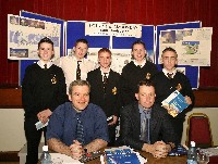Gavin Blaney - H R S Manager, Gervase Cunningham - Quantity Surveyor, O'Hare & McGovern Ltd, Newry, l-r Ciaran Connolly, Declan Fitzpatrick, Sean McClory, Steven Malone, Conor Rodgers