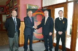 PETER HAIN, SECRETARY OF STATE VISITS ABBEY CHRISTIAN BROTHERS GRAMMAR SCHOOL, NEWRY