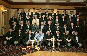 Abbey Past Pupils Sports Association - presentation to MacRory Cup & Hogan Cup Winners 2006 